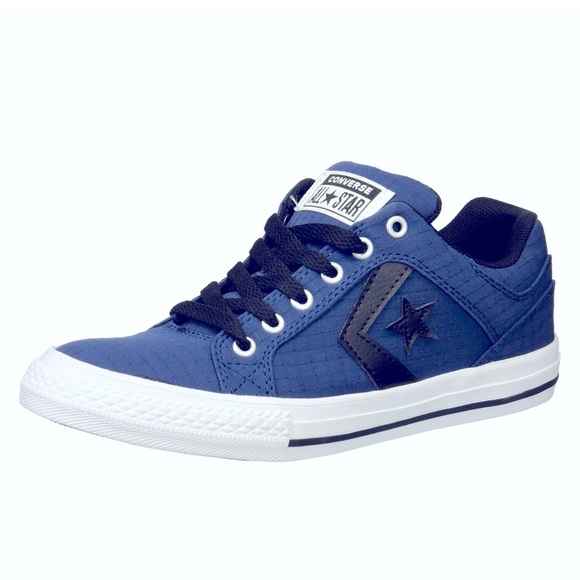 Converse Other - Converse low top blue and black sneakers size 3 youth